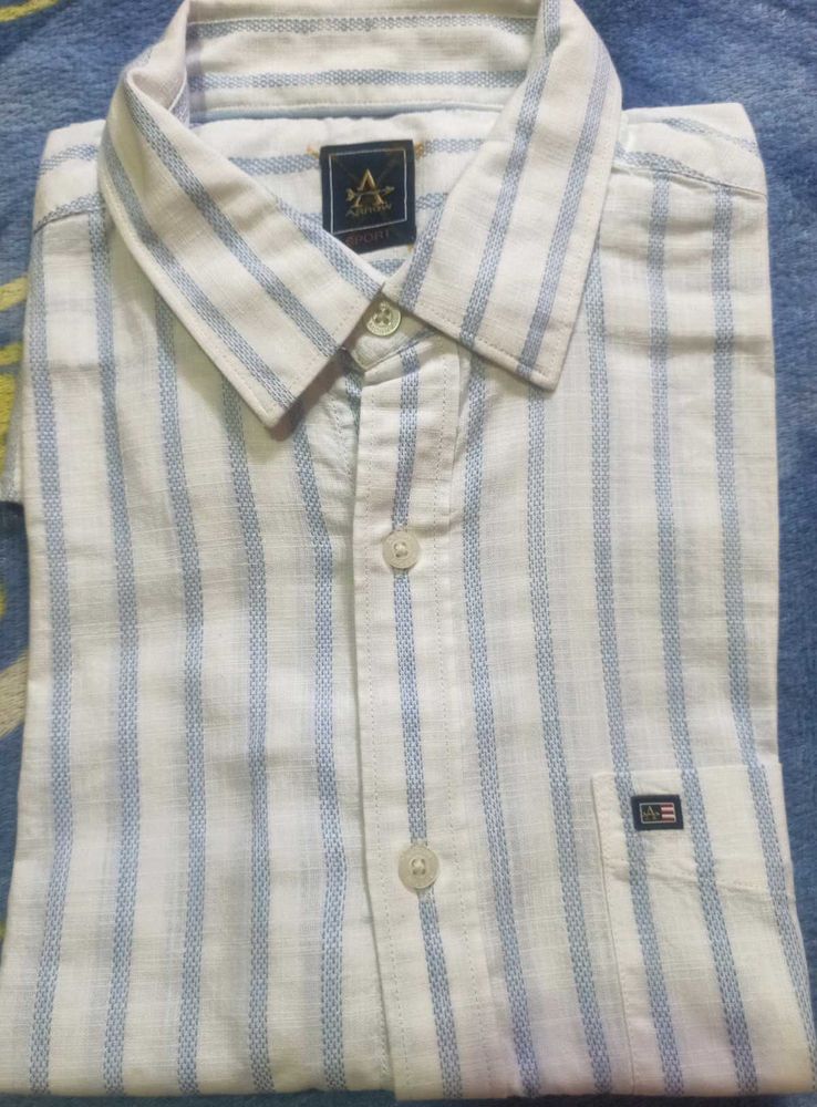 Arrow half sleeve Men's Striped Casual Shirt