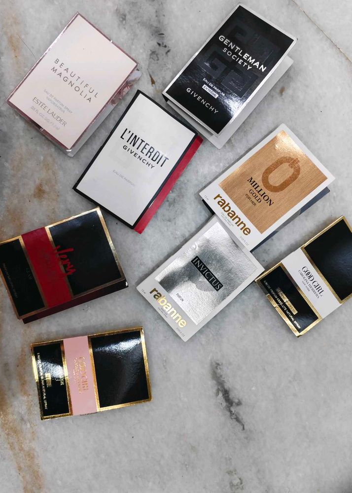 branded luxury perfume sample