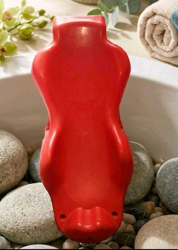 Red Bathroom Soap Dispenser