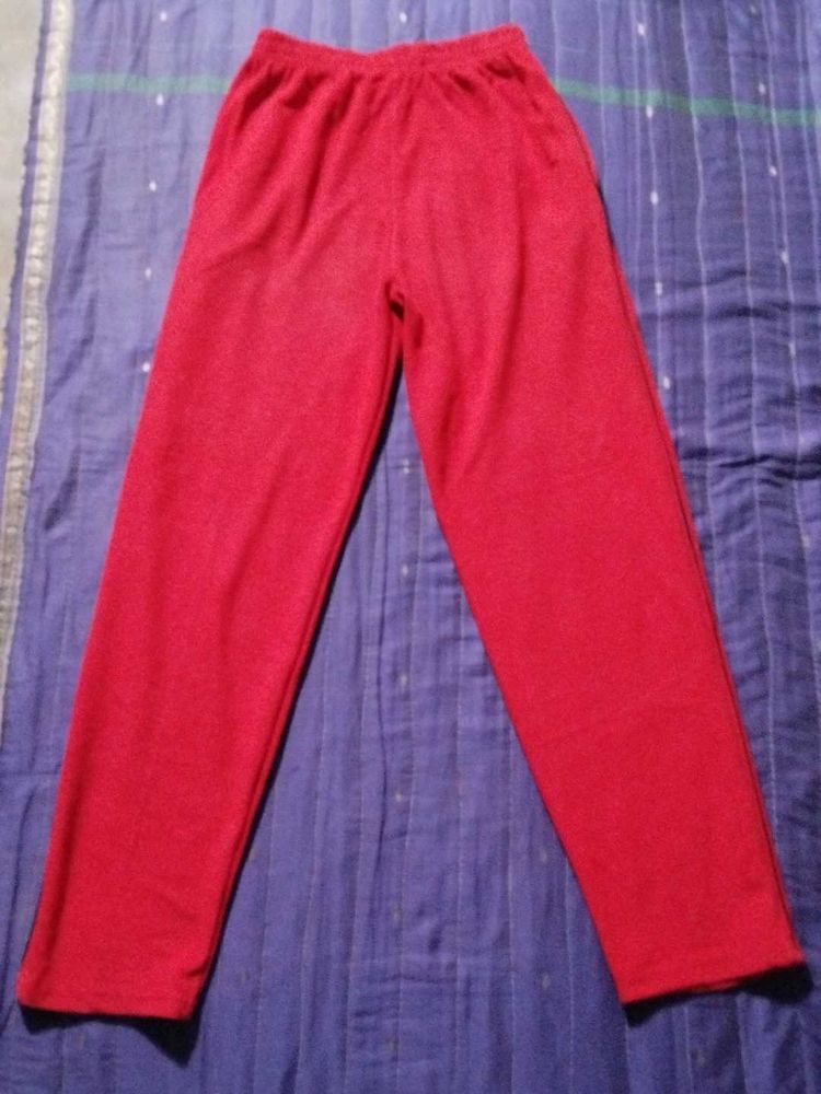 Red Comfortable Palazzos