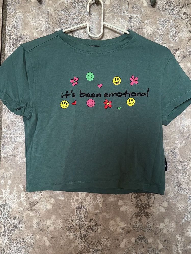 Green "It's Been Emotional" Graphic Tee