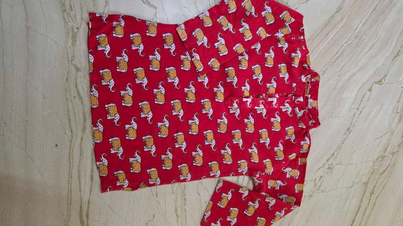 Cute Elephant kurta Pajama Set