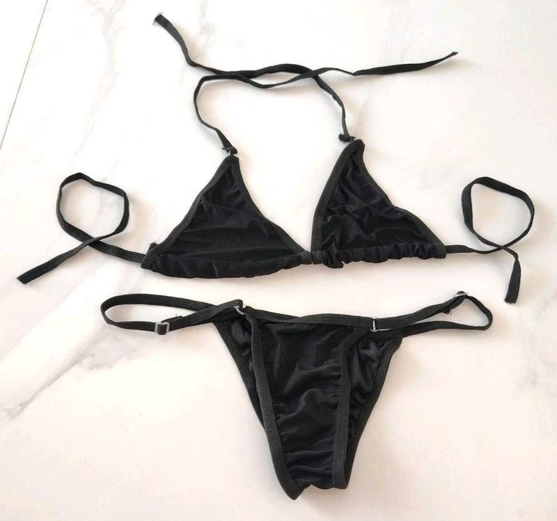 Black Bikini Set 🐈‍⬛ 🆕 NWOT