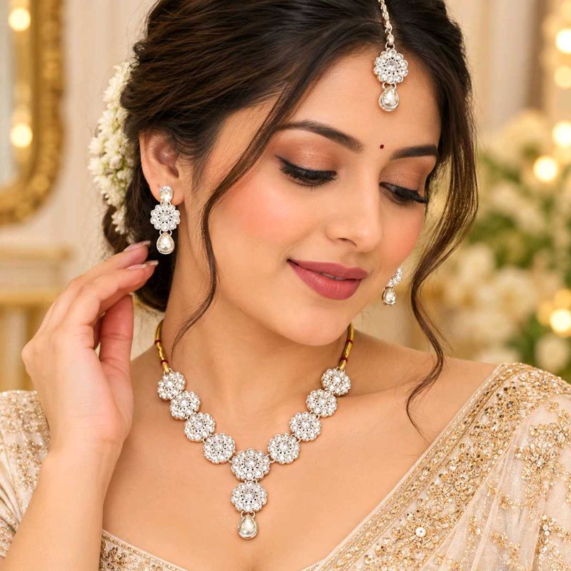 Sparkling Crystal Jewellery Set