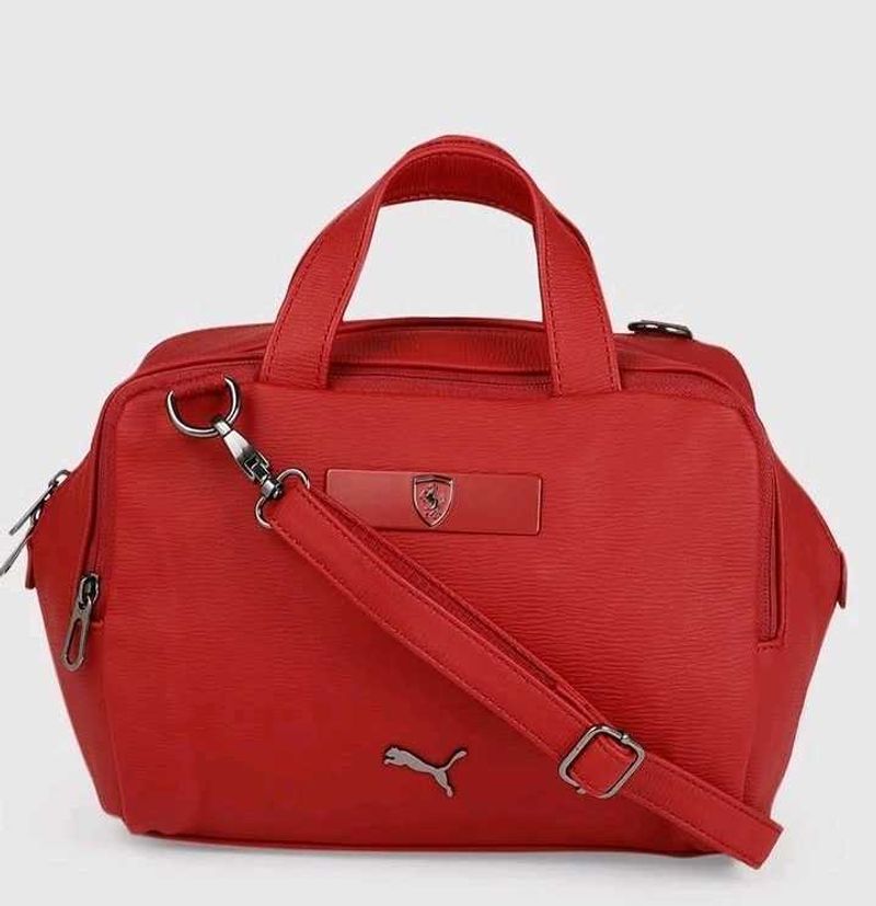 Original Red Puma Ferrari Handbag