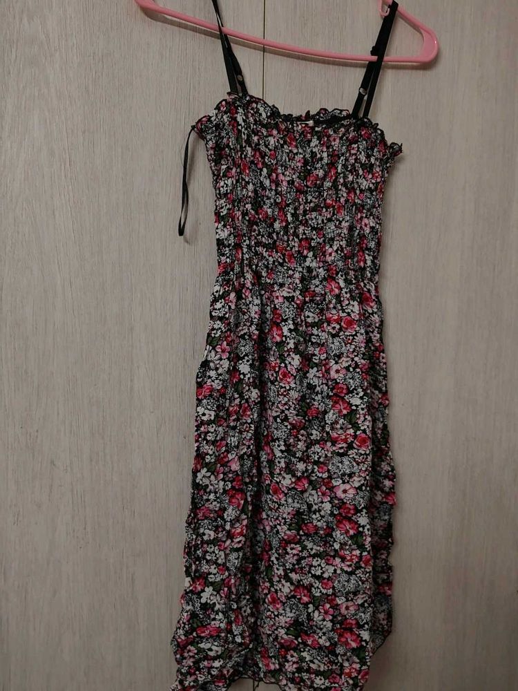Floral Smocked Sundress