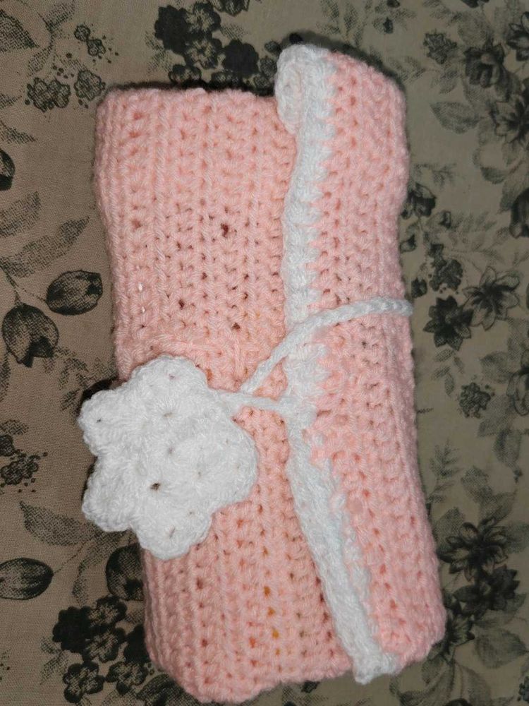 Handmade Crochet hook set holder pouch