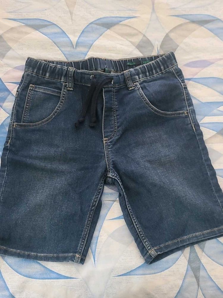 women's Blue Denim jorts