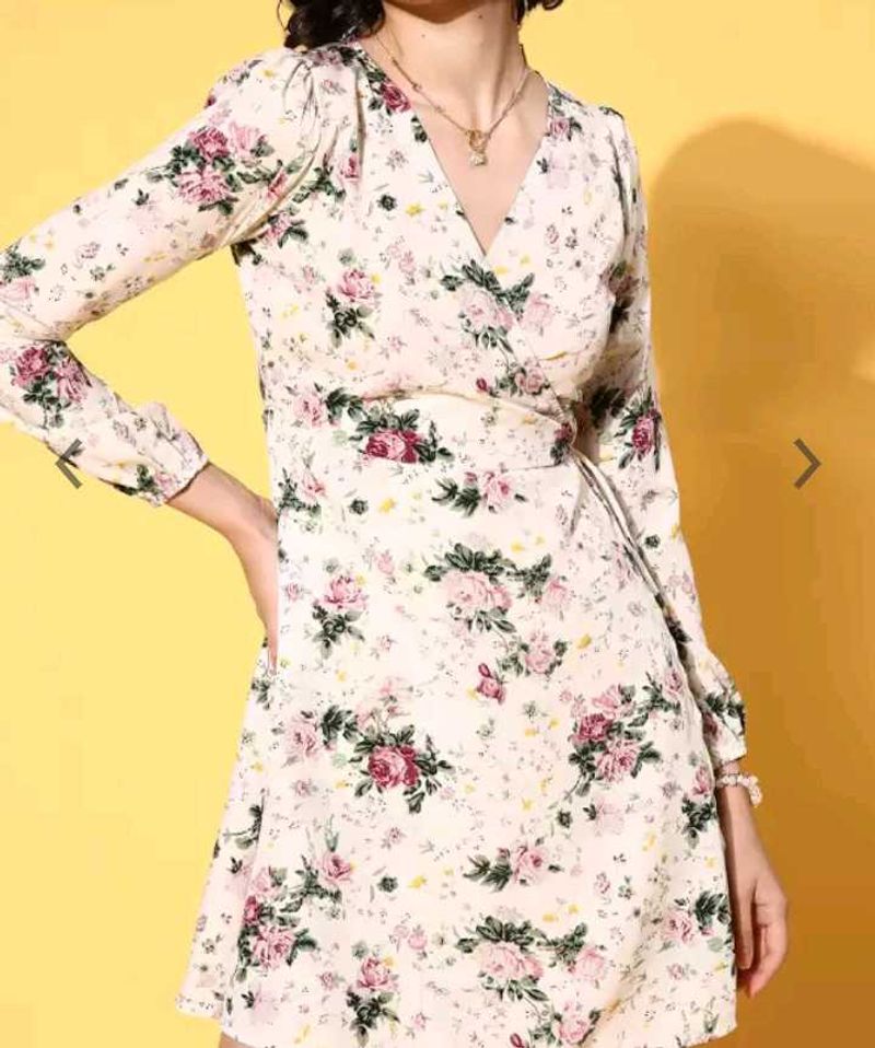 Floral Print Mini Dress