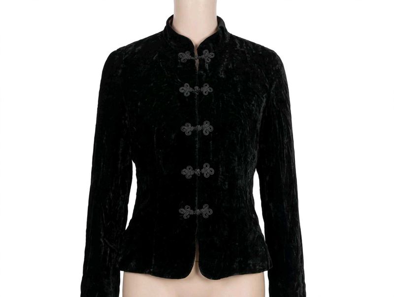 Black Velvet Jacket