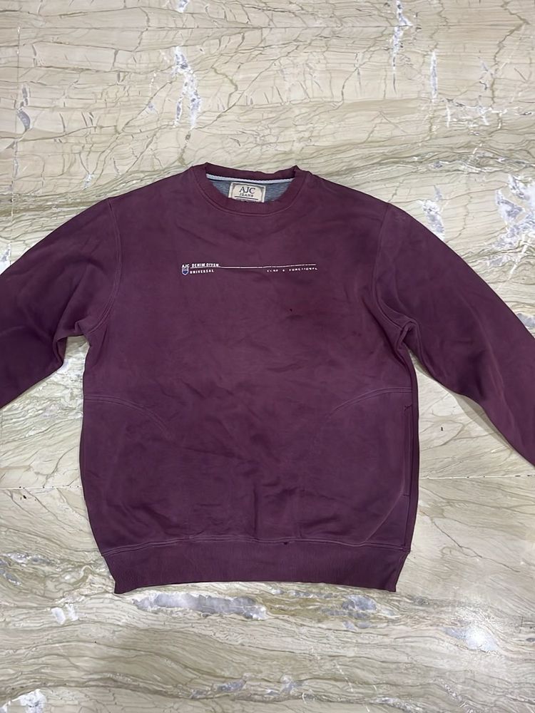 AJC Burgundy Graphic Sweatshirt