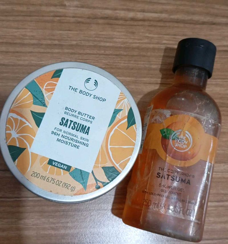 The Body Shop Satsuma Butter &amp; Shower Gel