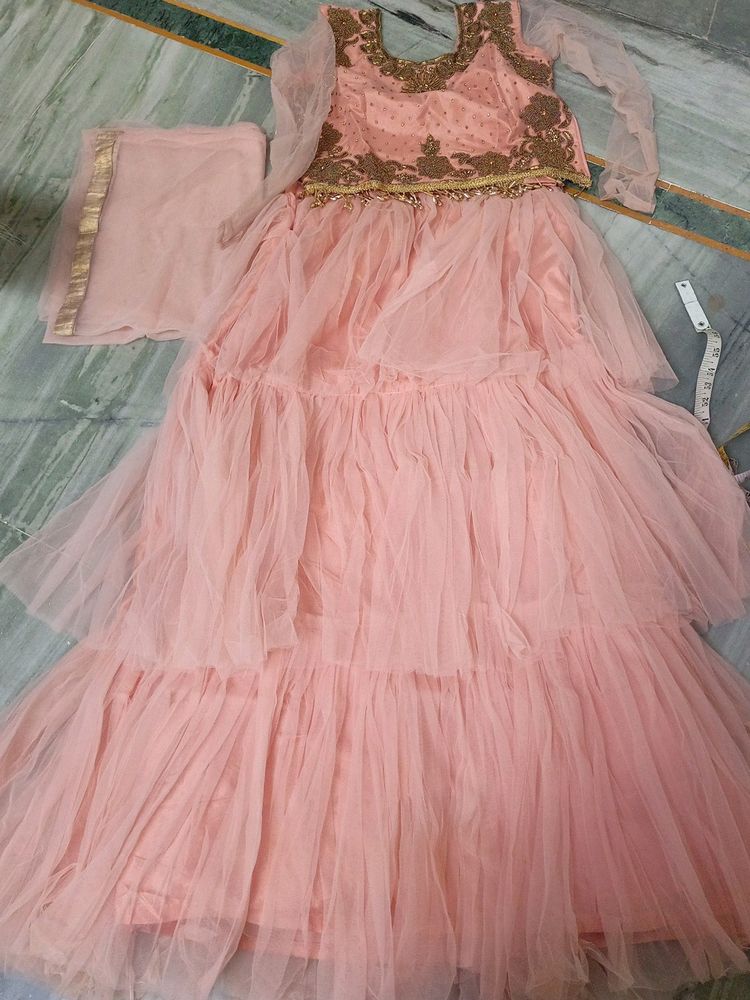 Lehnga Choli With Net Dupatta