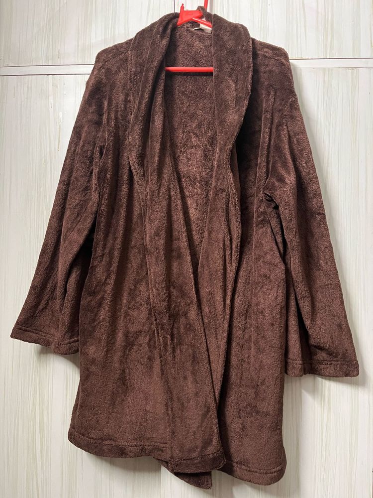 Plush Fleece Winter Bathrobe