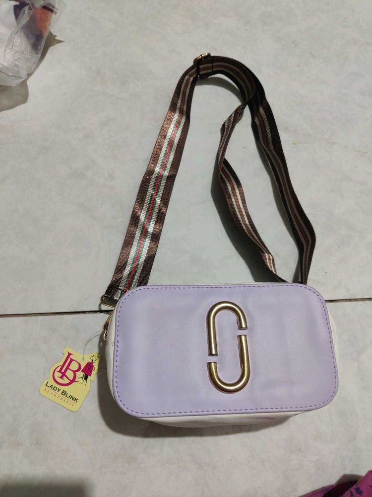 Stylish Lavender Crossbody Bag