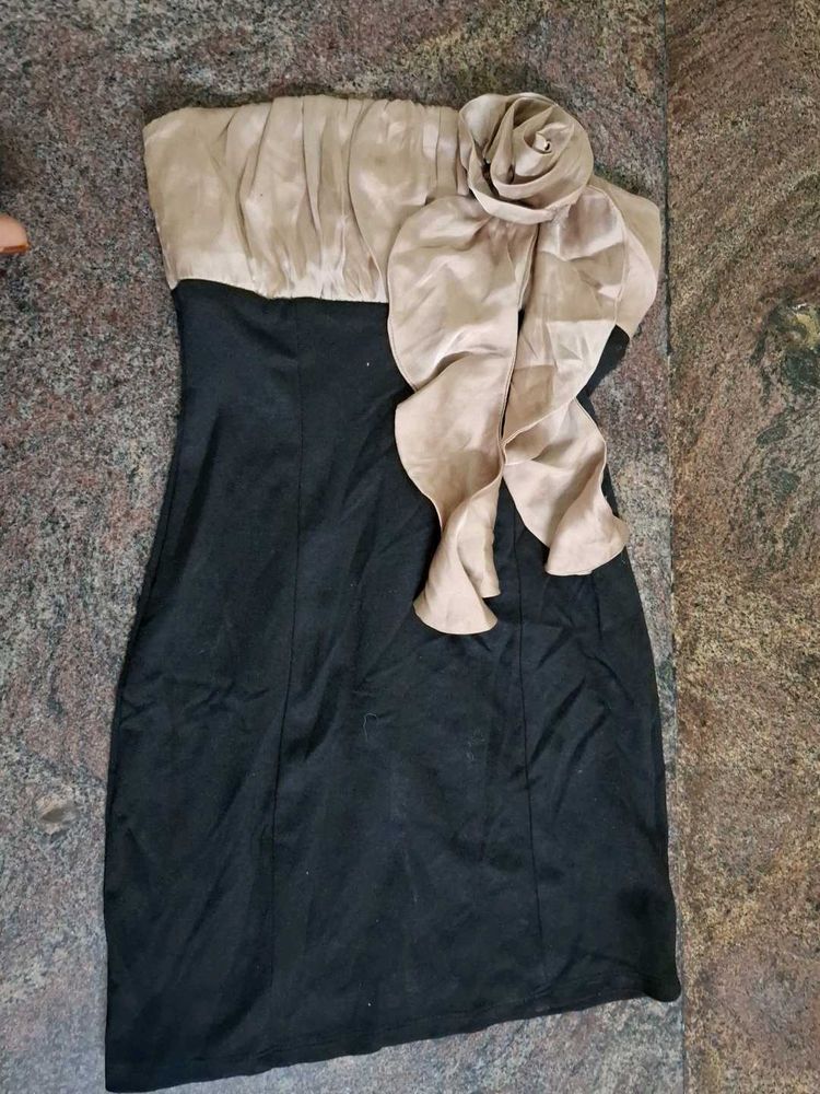 Chic Strapless Cocktail Dress