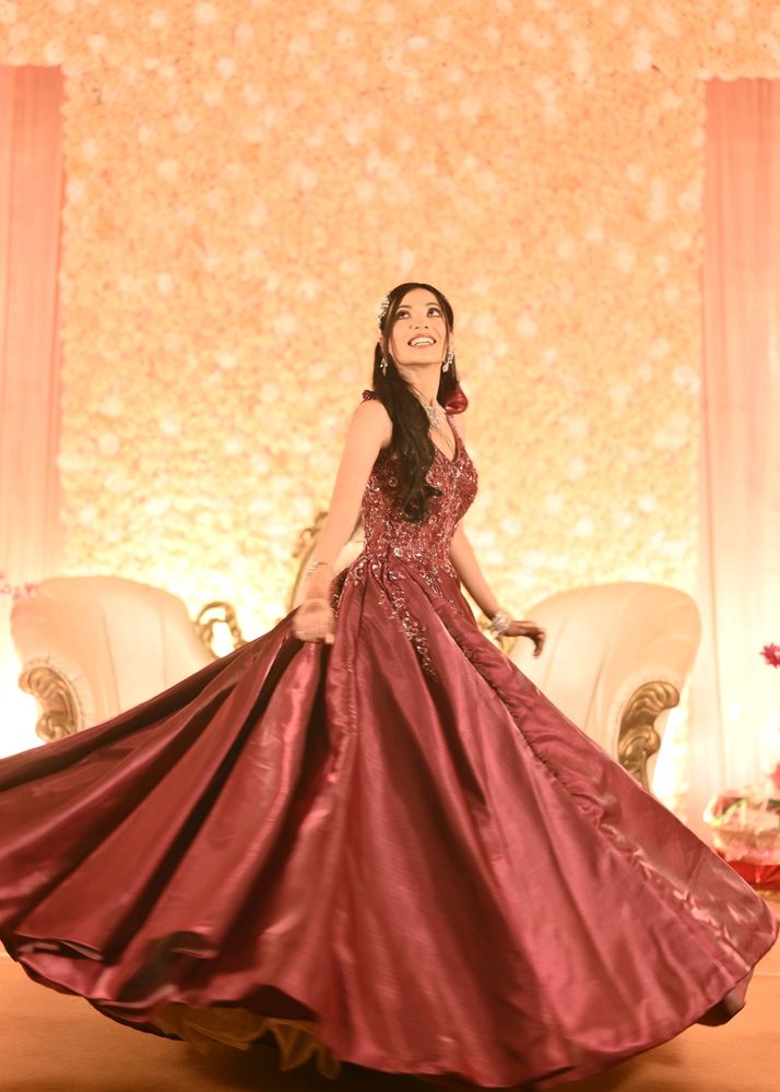 Heavy Reception Ball Gown