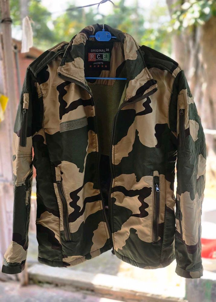 Camouflage Print Jacket