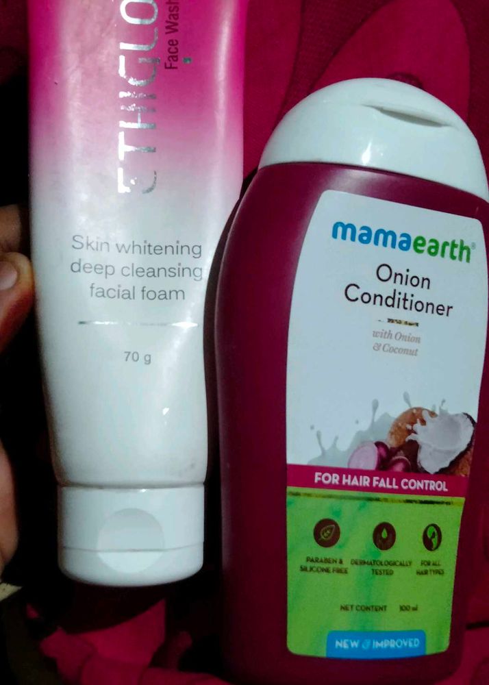 Mamaearth Onion Conditioner &amp; Face Wash