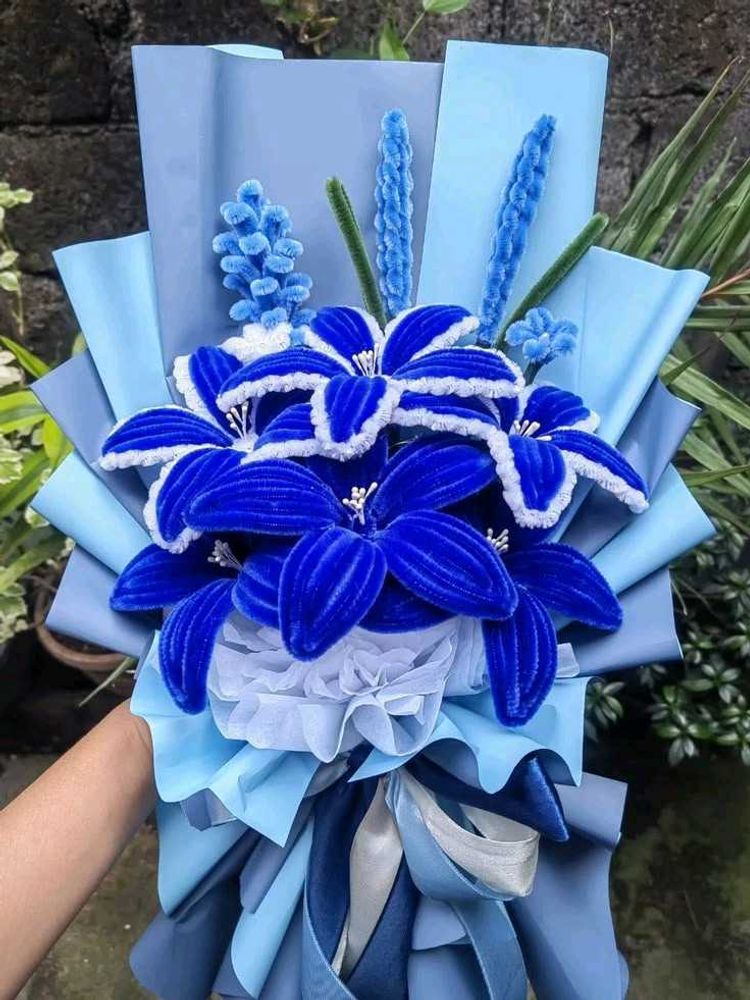 Stunning Blue Floral Bouquet