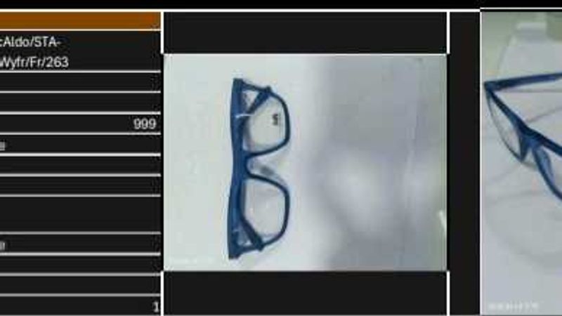 Marc Aldon Original Wayfarer Frame Transparent blu