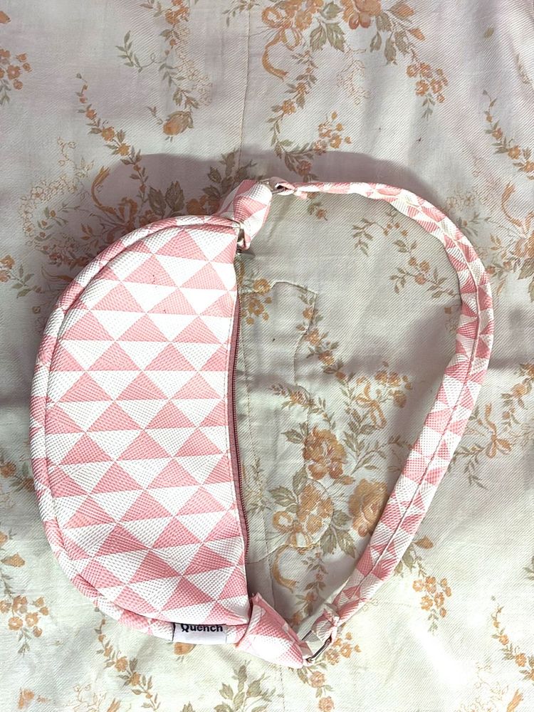 Cute Pink Triangle Pattern Bag