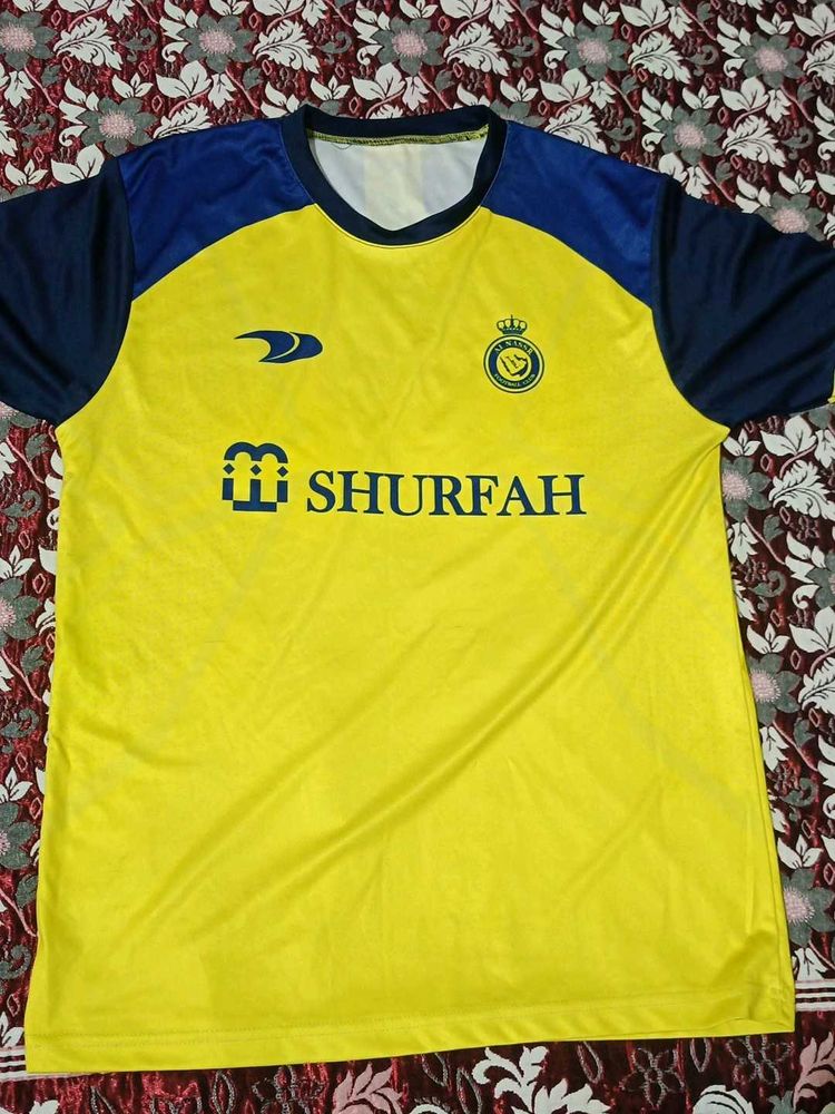 Men's Yellow &amp; Blue Football Jersey