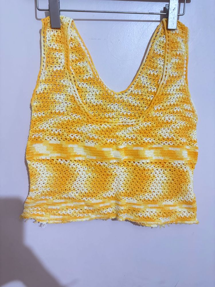 Crochet Knit Tank Top
