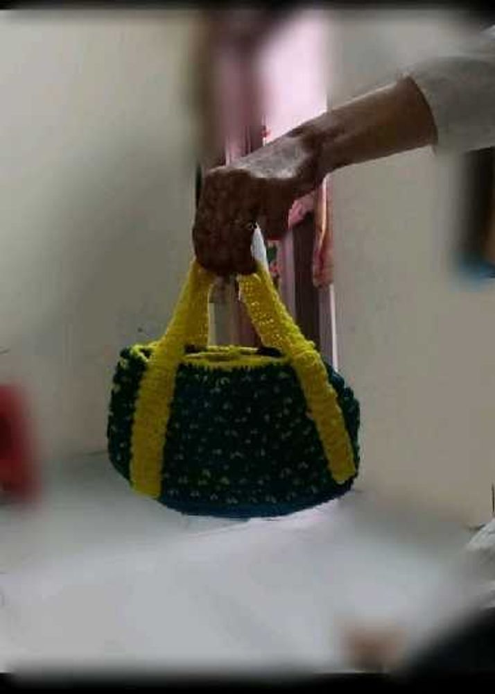 Unique Handmade Crocheted Bag