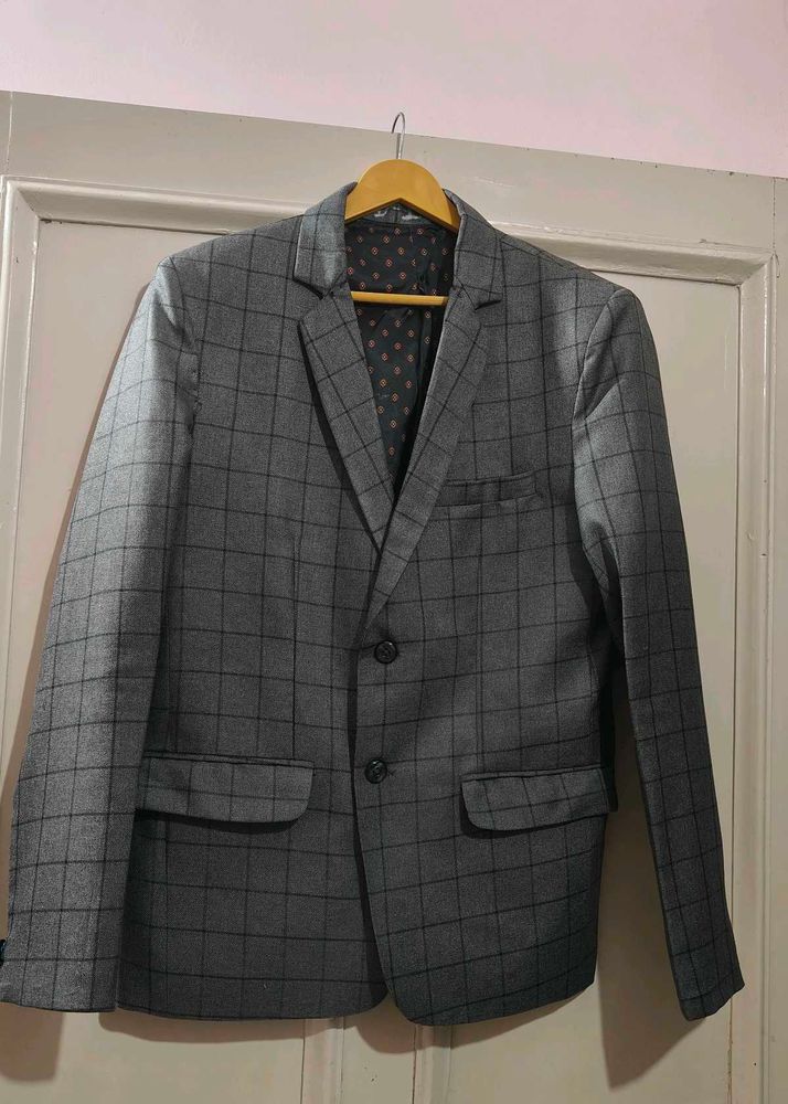 Checkered Blazer