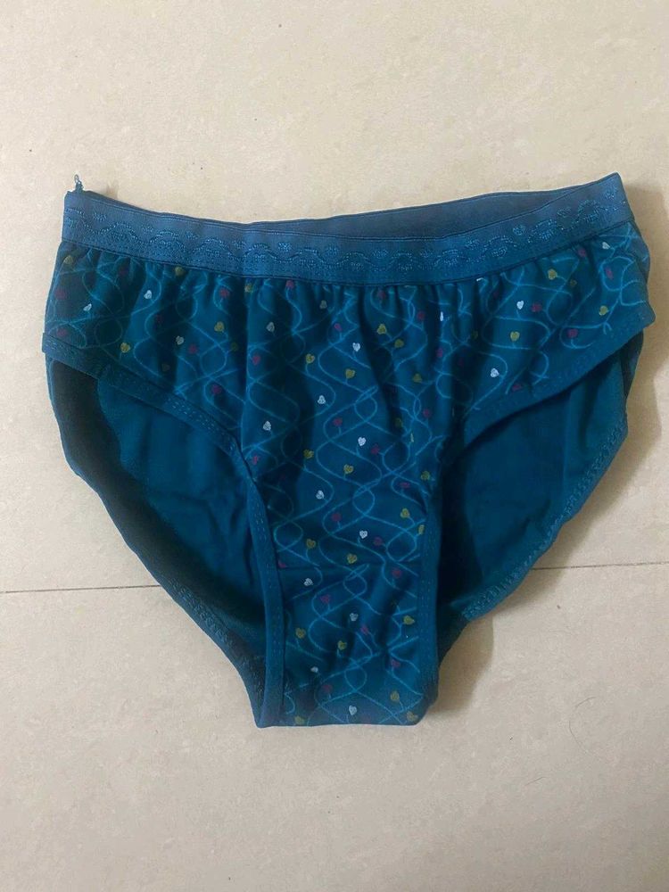 Mid Rise Blue Hipster Panty