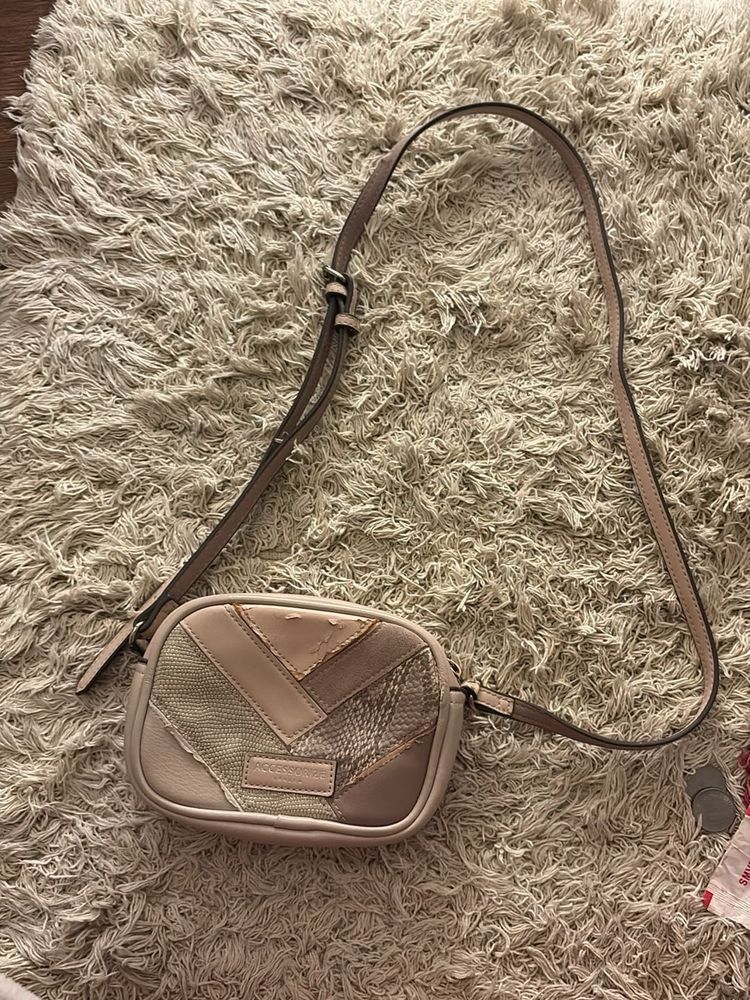 Crossbody Bag with Unique Patchwork Design