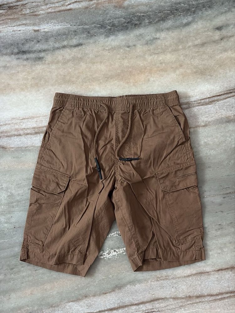Brown Cargo Shorts