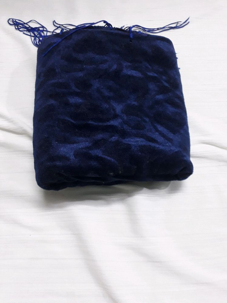 blue velvet stole/ hijab