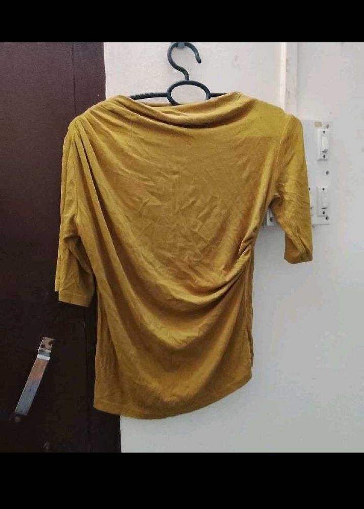 Stylish Mustard Yellow Top