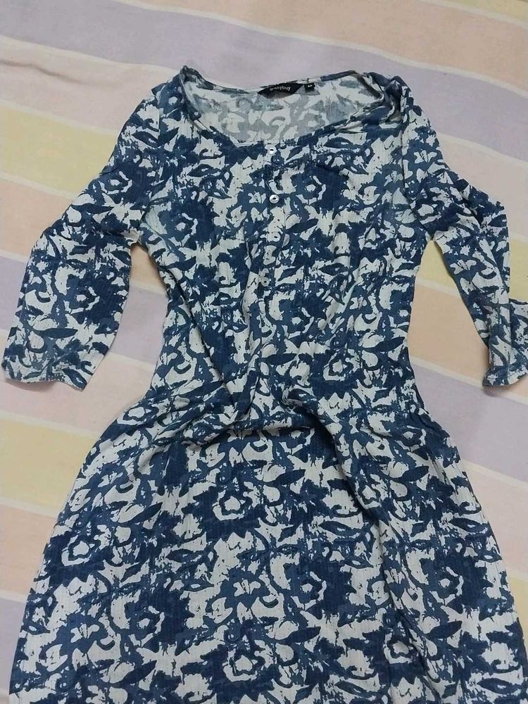Blue Printed kurta