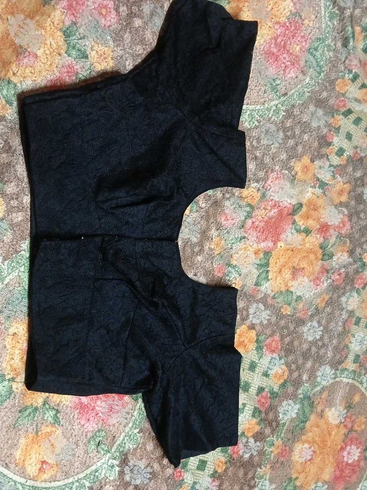 Elegant Black  Net Blouse