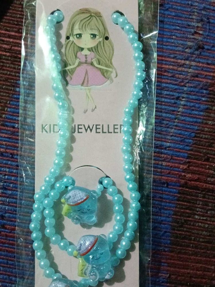 Kids Jewellery Set - Blue Beads