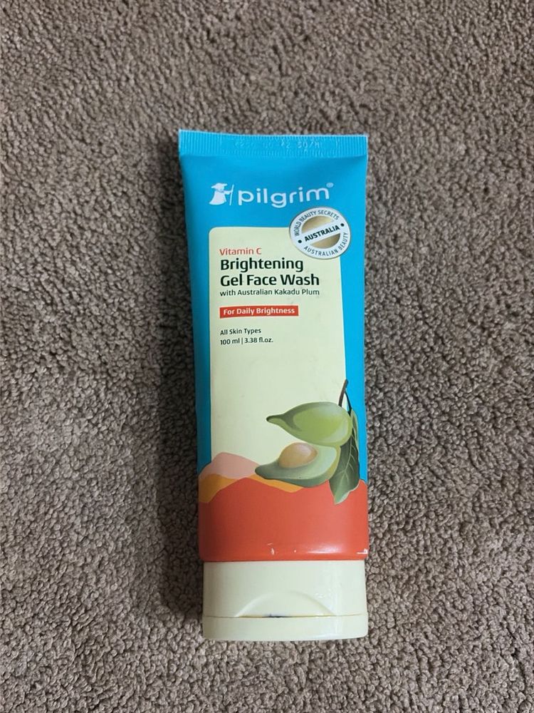 pilgrim vitamin C brightening gel face wash