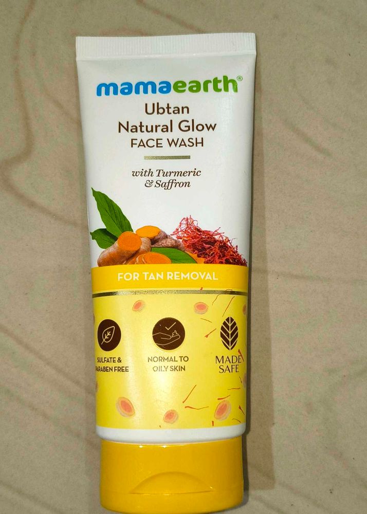 Mamaearth Ubtan Natural Glow Face Wash