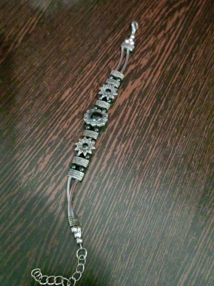 Boho Style Silver Bracelet