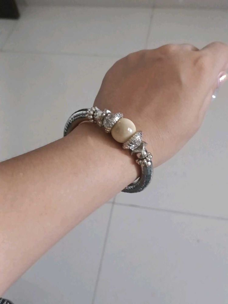 Unique Beaded Charm Bracelet