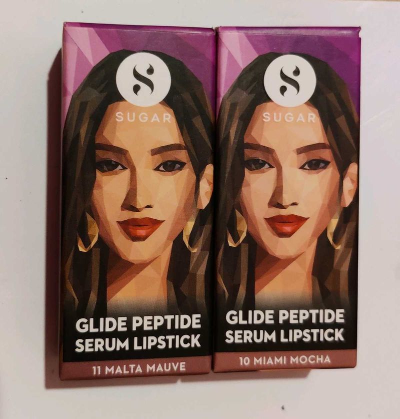 Sugar Glide Peptide Serum Lipstick Duo