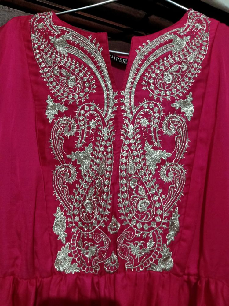 Majjanda Pink Eithinic Gown