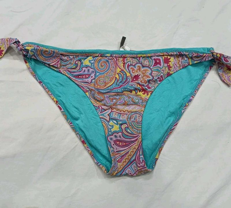 🪔 Colorful Paisley Tie-Side Bikini Bottom