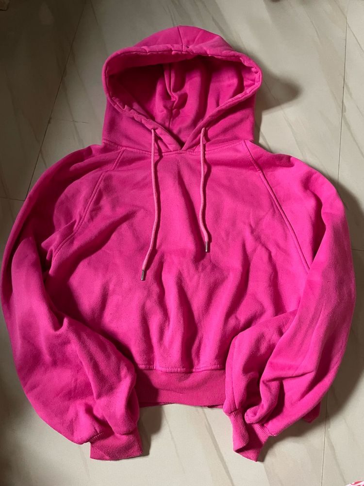 Cute Pink Oversized Hoodie
