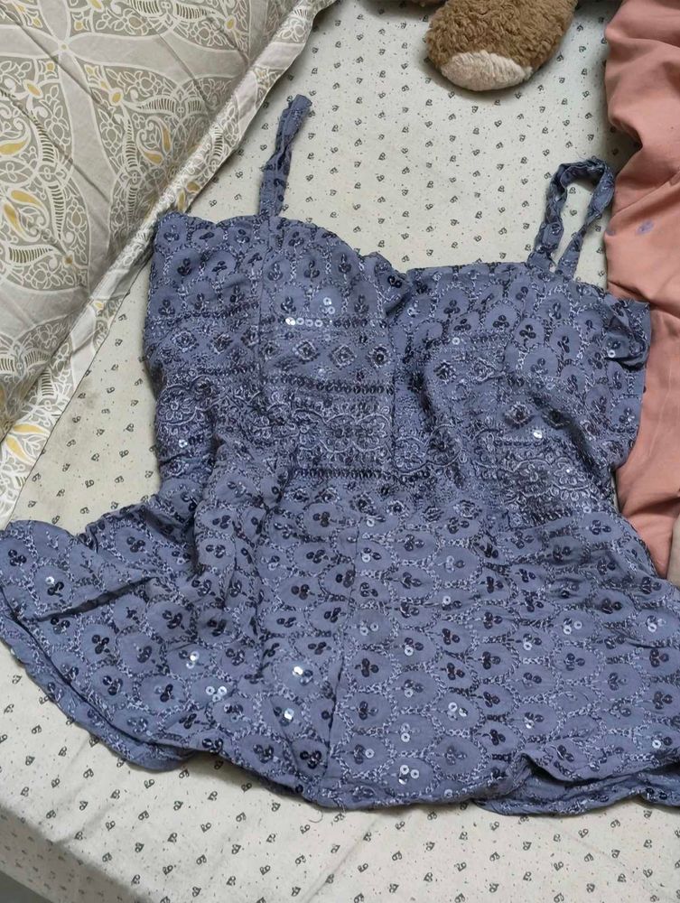 Sparkling Sequin Embellished Cami Top