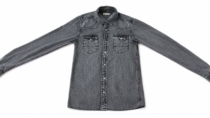 Tommy Hilfiger Men's Washed Denim Shirt