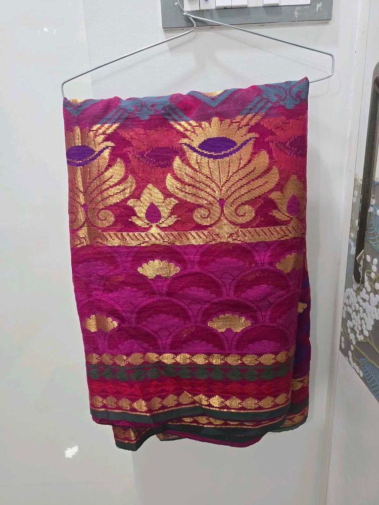 Vibrant Banarasi Silk Saree