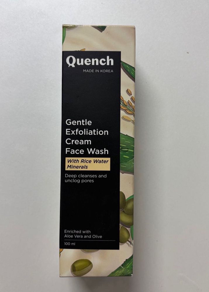 Quench Gentle Exfoliation Cream Face Wash